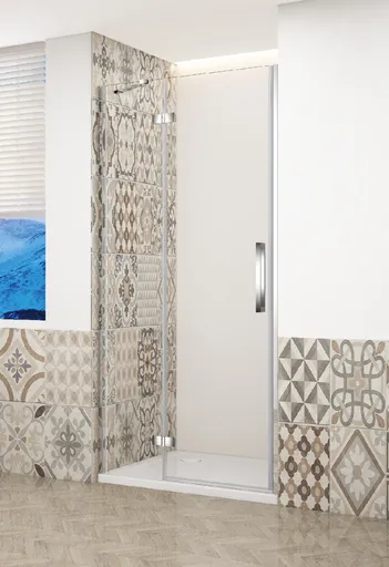 GELCO TRINITY CHROM dvere do niky ľavé, 900 číre sklo, GT1290CL-CH GT1290CL-CH