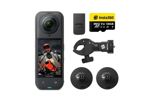 Insta360 X5 motocyklový balíček - akčná kamera X5 + príslušenstvo na motorku