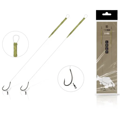 Delphin náväzec theend d-rig 20 cm 17 lb 2 ks - 6
