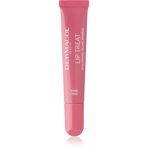 Dermacol Lip Treat hydratačný lesk na pery odtieň 5 Pink Kiss (Strawberries