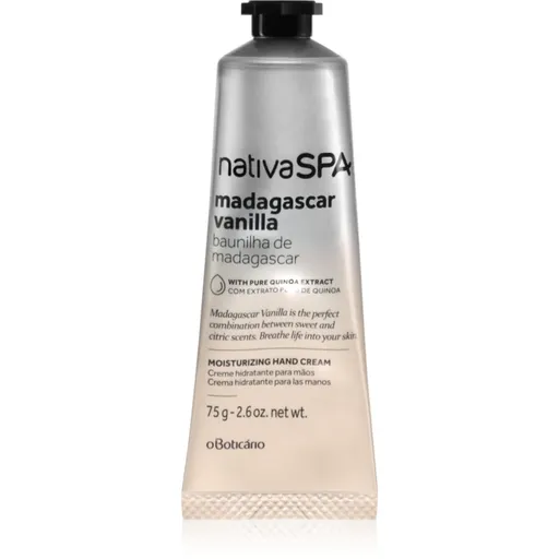 oBoticário Nativa SPA Madagascar Vanilla krém na ruky 75 g