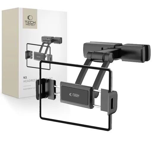 TECH-PROTECT V2 Držiak tabletu do auta čierny