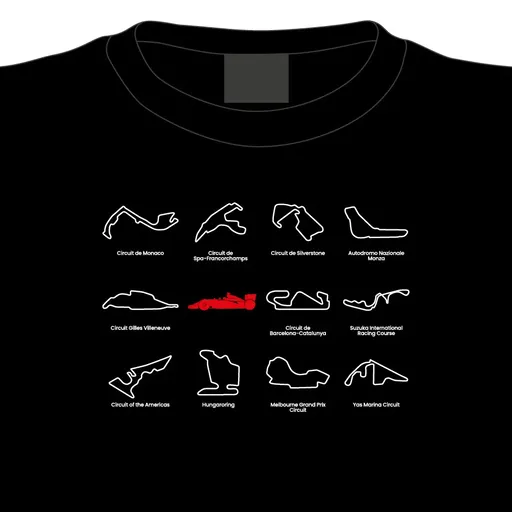 Tričko Nezabudnuteľné okruhy F1, XXL