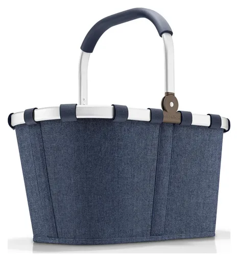Skladací nákupný košík Reisenthel Carrybag Herringbone Dark Blue