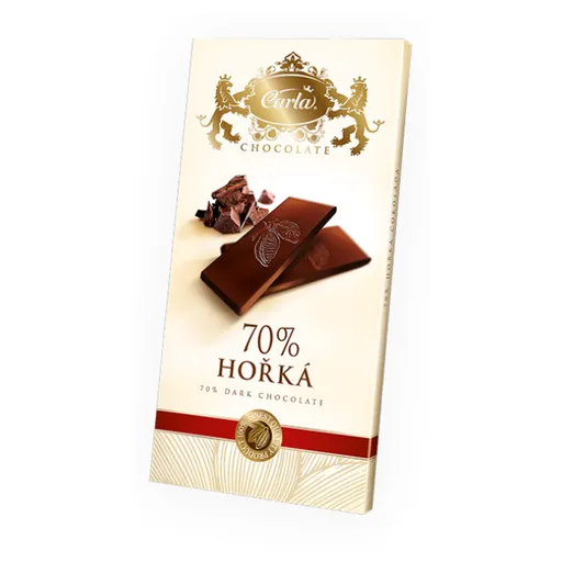 CARLA Horká čokoláda 70% 80 g