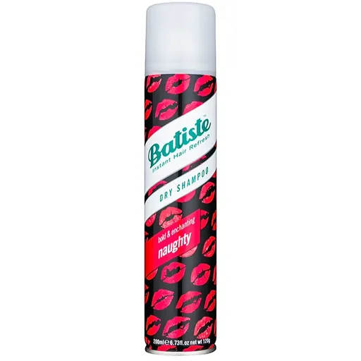 Batiste Naughty suchý šampón pre absorpciu prebytočného mazu a pre osvieženie vlasov 200 ml