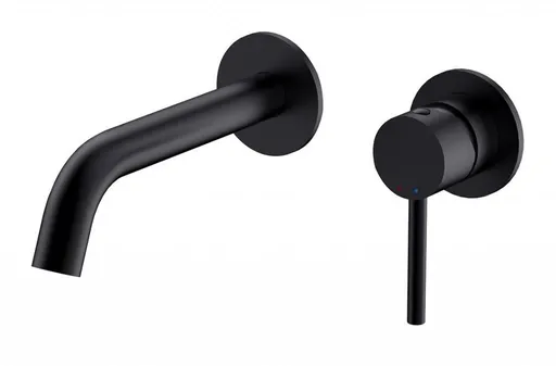 BESCO - Podomietková umývadlová batéria VEO čierna BABUVSCZ