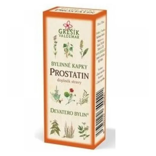 GREŠÍK Prostatín bylinné kvapky 50 ml, poškodený obal