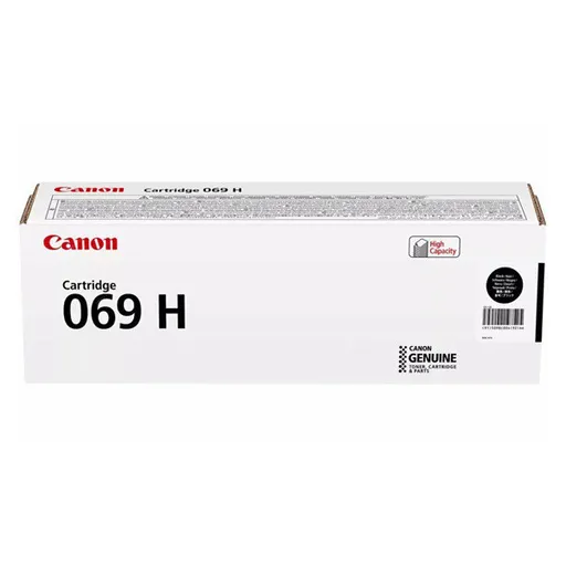 Canon originál toner 069 H BK, 5098C004, black, 7600str., kontraktový produkt, high capacity, čierna