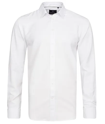 Biela košeľa na manžetový gombík v SLIM FIT STRIHU - SalzburgWhiteluxSLIM