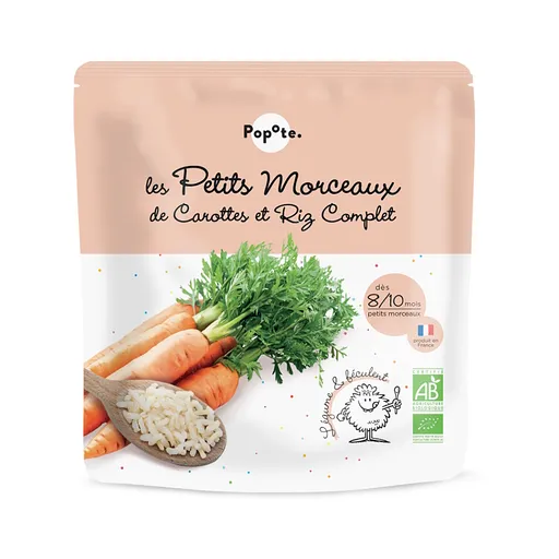 POPOTE Mrkvové rizoto 8m+ BIO 190 g
