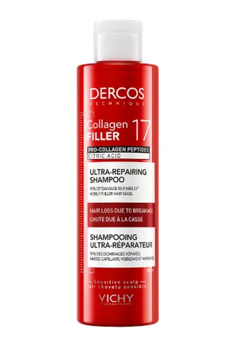 VICHY Dercos COLLAGEN 17 FILLER regeneračný šampón 200ml