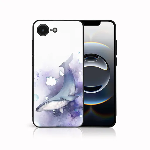 MY ART Ochranný kryt pre Apple iPhone 16e WHALE (242)