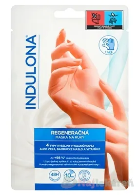 INDULONA Regeneračná maska na ruky rukavice 1x1 pár