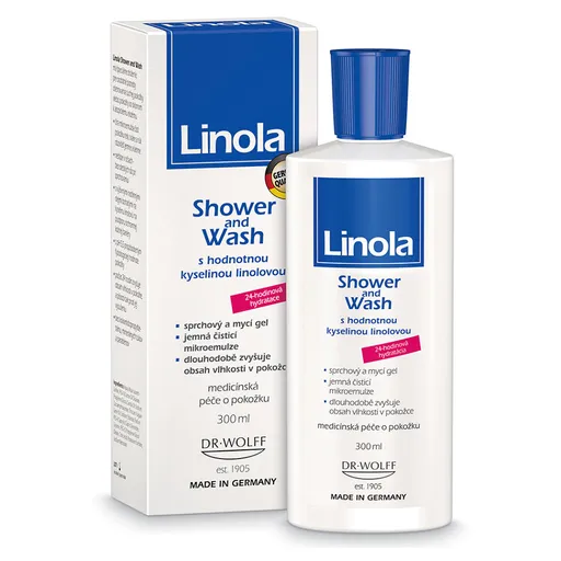 LINOLA Shower and Wash - sprchový a umývací gél 300 ml
