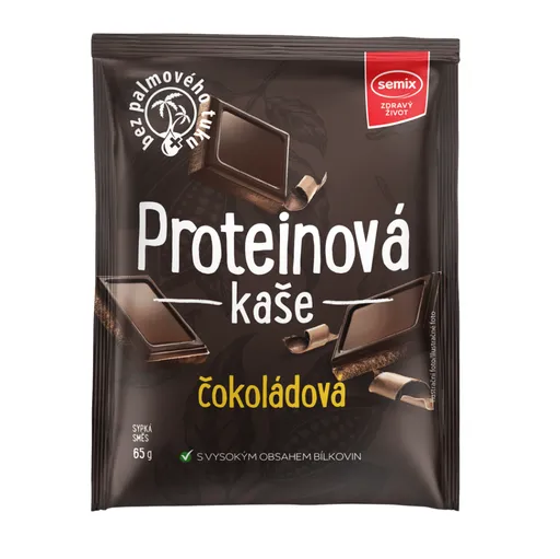 SEMIX Proteínová kaša čokoládová 65 g