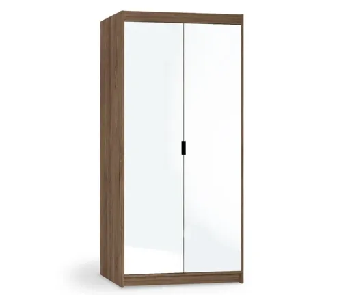ArtLemp Šatníková skriňa ELLEN 2D so zrkadlom | dub lefkas