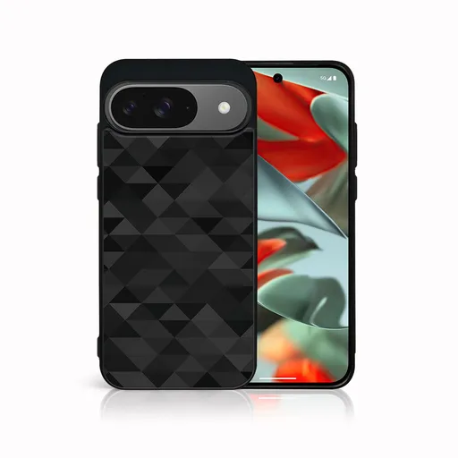 MY ART Ochranný kryt pre Google Pixel 9 BLACK TRIANGLES (232)