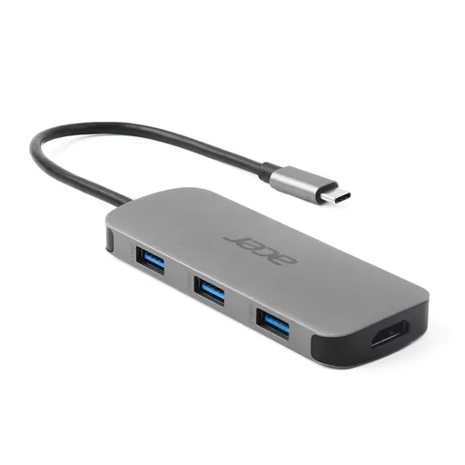 Acer 7in1 USB-C dongle (HDMI, USB, USBC, SD, MicroSD)