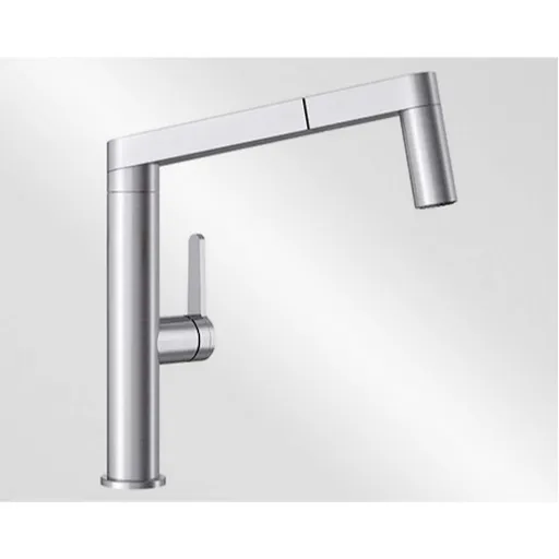 Blanco Panera-S drezová batéria s vyťahovacou sprškou nerez kartáčovaná 521547