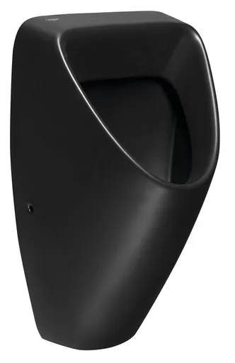 Bruckner - SCHWARN BLACK keramický urinál, zadný prívod, zadný odpad, čierna mat 201.701.6