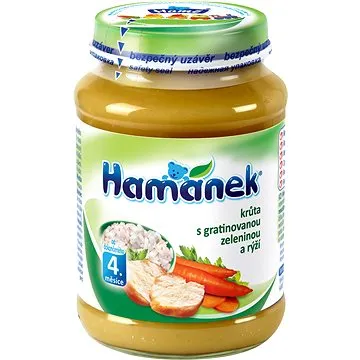 Hamánek Morka s gratinovanou zeleninou a ryžou 8× 190 g (18595139797888)