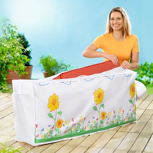 Die moderne Hausfrau Ochranný obal na zahradní polstry Slunečnice
