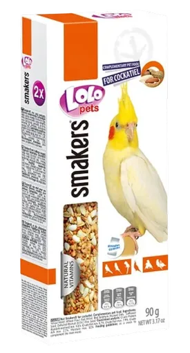 Lolo Pets Smakers Tyčinky Korela arašídy 90 g