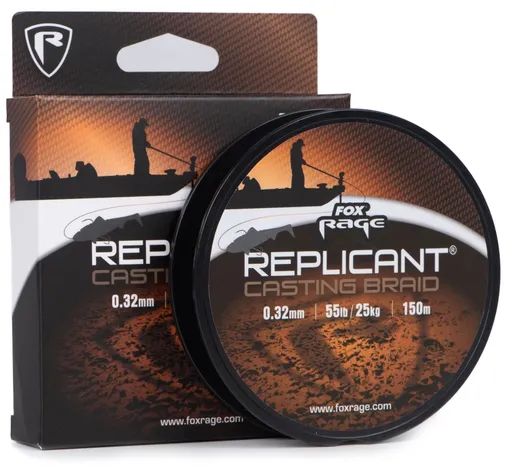 Fox rage splietaná šnúra replicant cast braid 150 m - 0,32 mm 55 lb