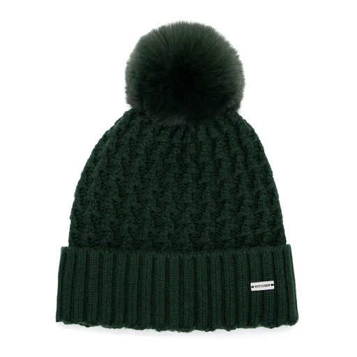 Dámska čiapka s lesklým brmbolcom – elegancia a komfort na zimu 101-HF-105-Z