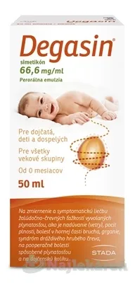 Degasin Baby Rýchla úľava pre spokojné brušká! 50 ml