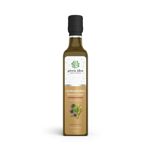 Pestrec mariánsky – trstinový sirup 250 ml – Green idea