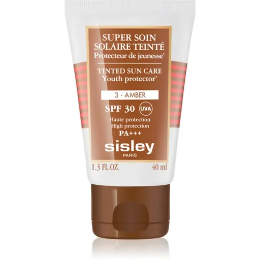 Sisley Super Soin Solaire Teinté ochranný tónovací krém na tvár SPF 30 odtieň 3 Amber 40 ml