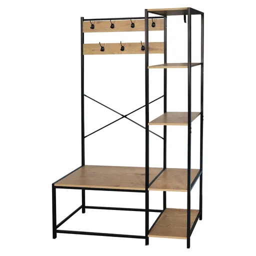 Vešiak s policami BERDY, dub