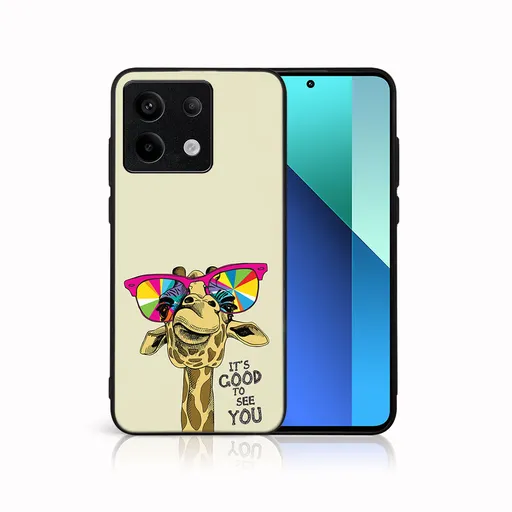 MY ART Ochranný kryt pre Xiaomi Redmi Note 13 5G GIRAFFE (180)