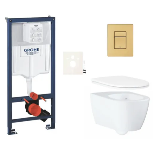 Závesný wc set do ľahkých stien / predstenová montáž GROHE Essence SIKOGRSESSCGN0