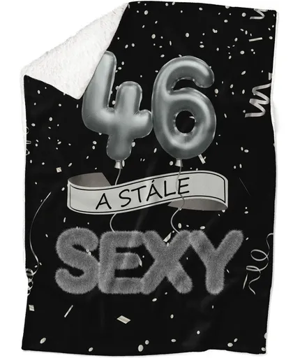 Deka Stále sexy – Čierna (vek: 46, Podšitie baránkom: ÁNO)