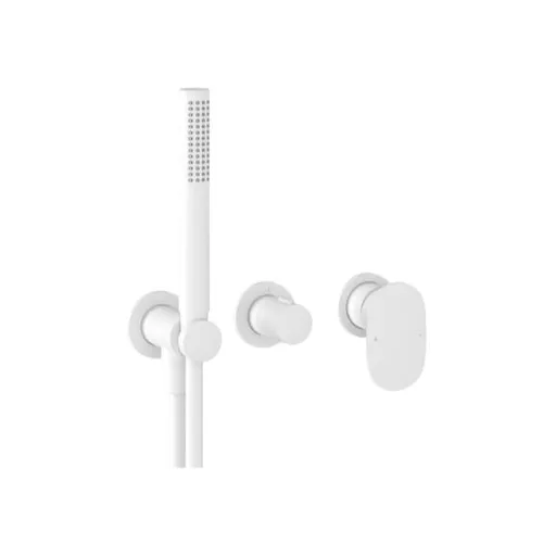 Ravak Spring sprchová a vaňová batéria vrátane podomietkového telesa biela X070575