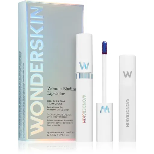 WONDERSKIN Wonder Blading Lip Stain Kit zlupovací rúž + aktivátor odtieň Beautiful 4 ml