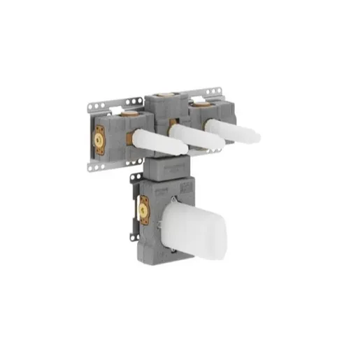 Modul podomietkového termostatu Dornbracht xTOOL s 3 ventilmi 3/4