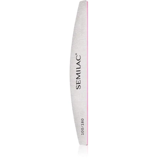 Semilac Accessories Nail File 100/180 klasický pilník na nechty s dvomi hrubosťami 1 ks