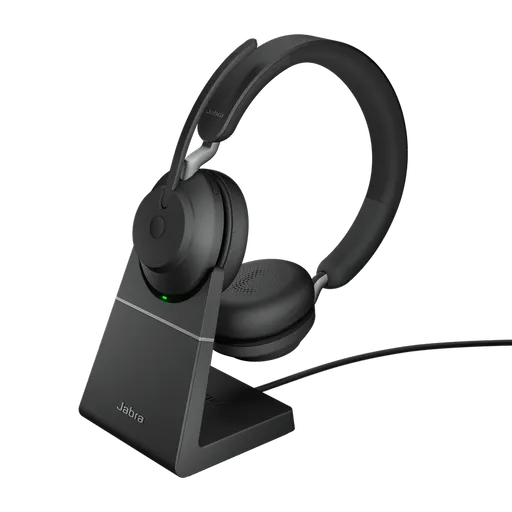 Jabra Evolve2 65/Stereo/USB/BT/Bezdrať/Stand/Čierna