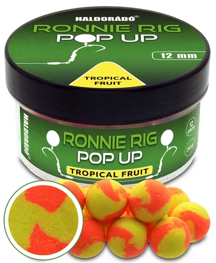 Haldorádó plávajúce boilie pop-up ronnie rig 30 g 12 mm - tropical fruit