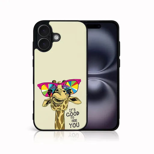 MY ART Ochranný kryt pre Apple iPhone 16 GIRAFFE (180)