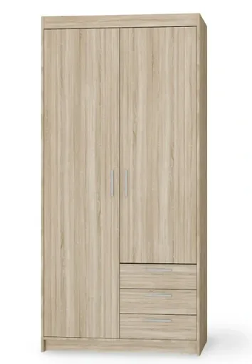 ArtLemp Šatníková skriňa ELLEN 2D3S | dub sonoma