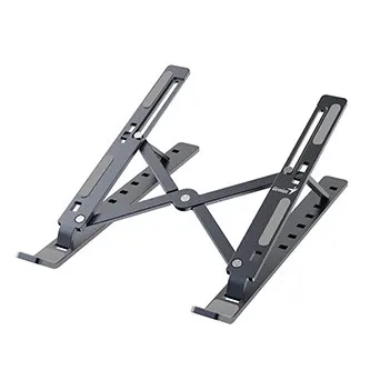 Podstavec pod notebook, G-Stand M250, polohovatelný, šedý, hliník, Genius