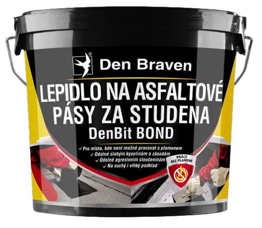 DENBIT BOND - Lepidlo na asfaltové pásy za studena cierna 5 kg
