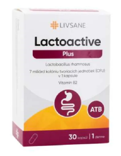 LIVSANE Lactoactive boulardii 30 kapsúl