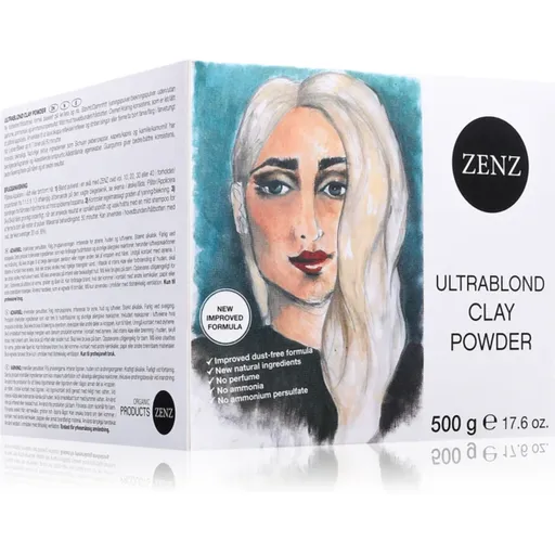 ZENZ Organic Ultrablond Clay Powder zosvetľujúci púder bez amoniaku 500 g
