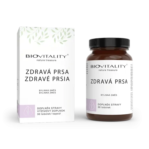 Zdravé prsia – bylinný komplex – kapsuly 30 ks – Green idea